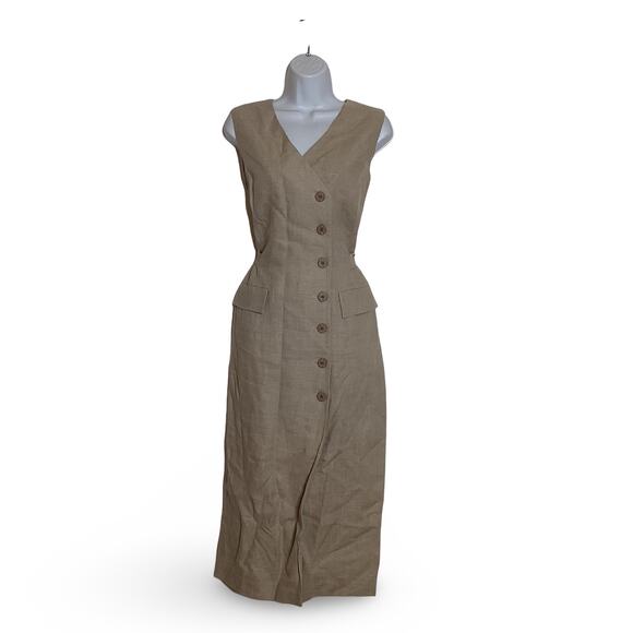 NY Sake Linen Dress - Picture 1 of 7